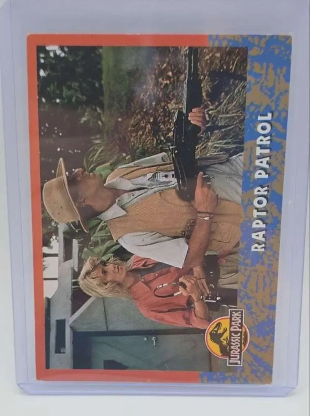 1993 Topps Jurassic Park #50 Raptor Patrol Card